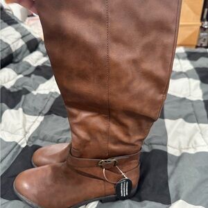 Style & Co. Tan Over the Knee Boots